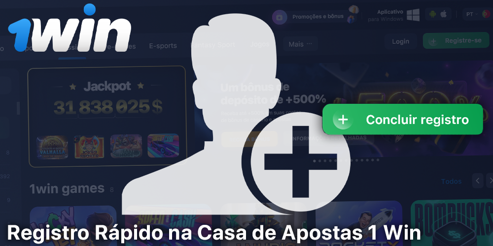 Registro de uma conta pessoal de 1Win no Brasil