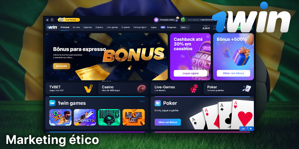 1Win Marketing ético