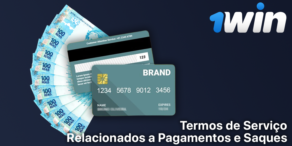 Termos e condições para serviços de depósito e saque
